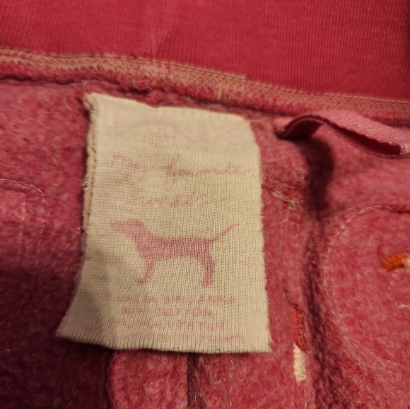 Vtg y2k VS Pink Capri Sweatpants - Picture 7 of 7